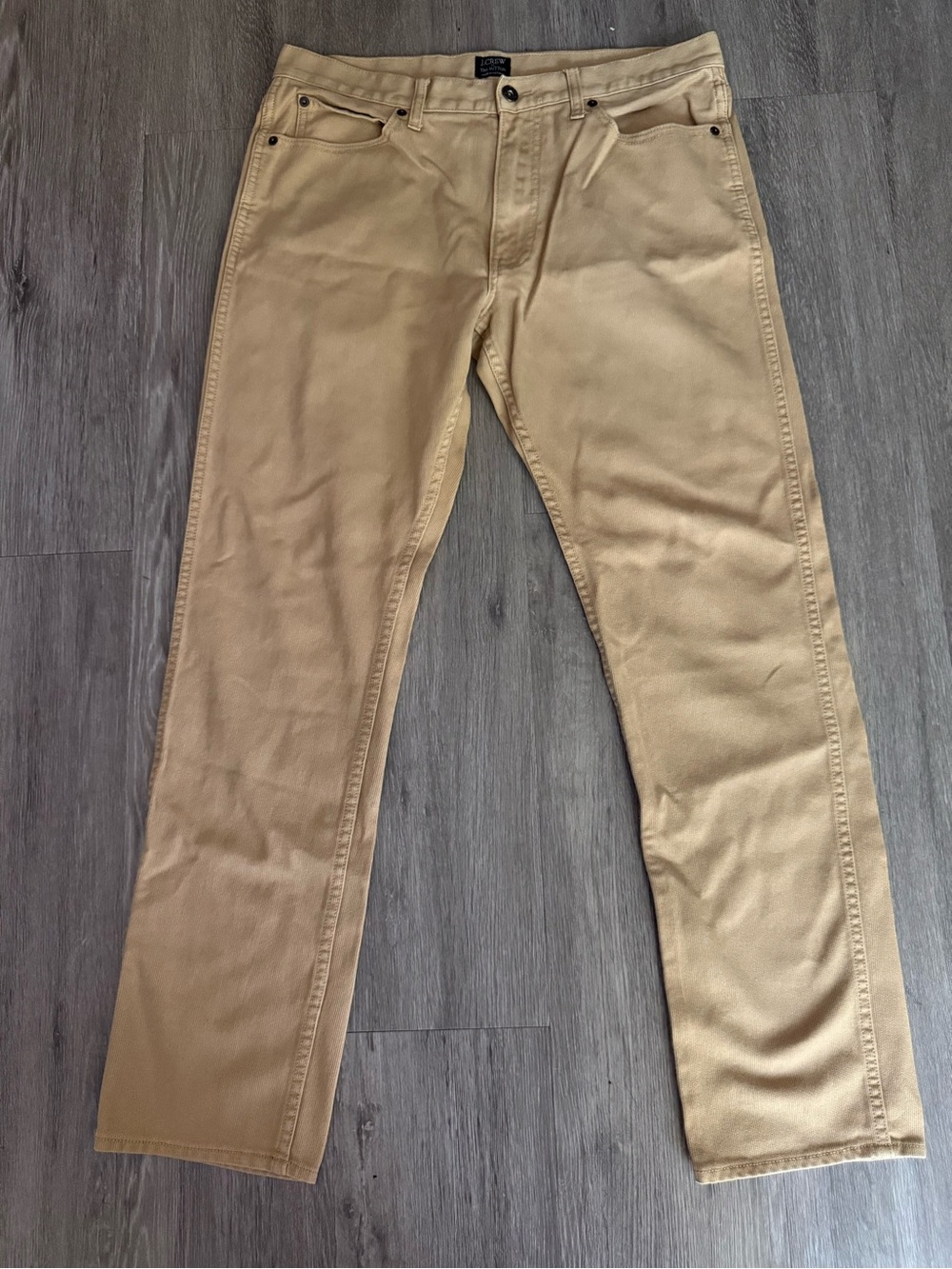 J. Crew Men's Tan Chino Pants Officewear Utility Casual Preppy